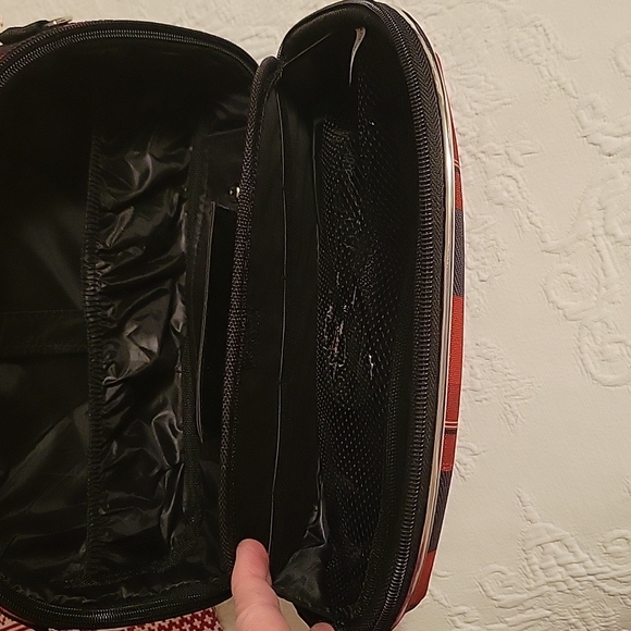 Dejuno Plaid overnight cosmetic cases, set of 2 - Picture 7 of 10